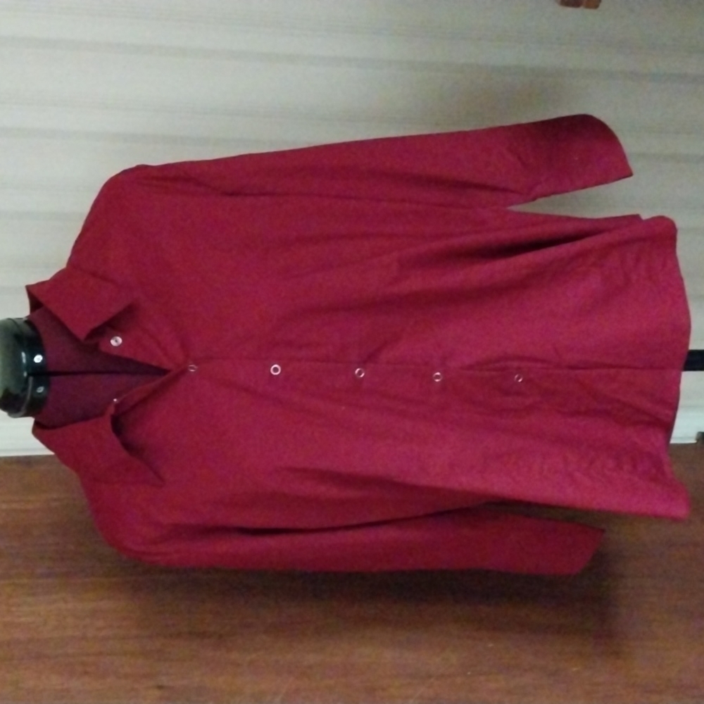 NINETY snap up tapered blouse size XL